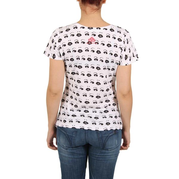 wawiHEROES FORNARINA Damen T-Shirt BANET in Schwarz/Weiß