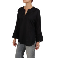 wawiHEROES KILLAH Damen Langarmbluse DELINDA in Schwarz