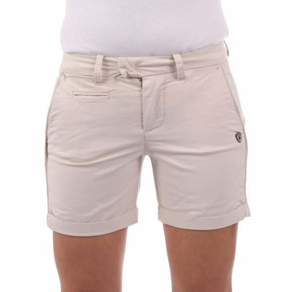 wawiHEROES BLAUER USA Damen Short mit Elasthan CORTO in Beige