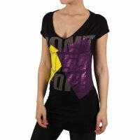 wawiHEROES MISS SIXTY Damen T-Shirt in Schwarz/Bunt