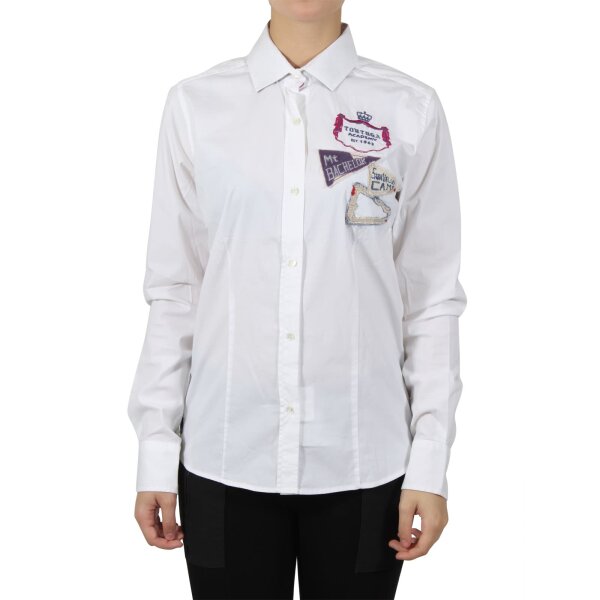 wawiHEROES TORTUGA ACADEMY Damen Bluse BACHERLOR in Weiß