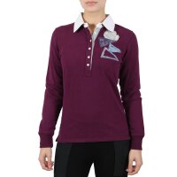 wawiHEROES TORTUGA ACADEMY Damen Poloshirt LAMPONE in Lila