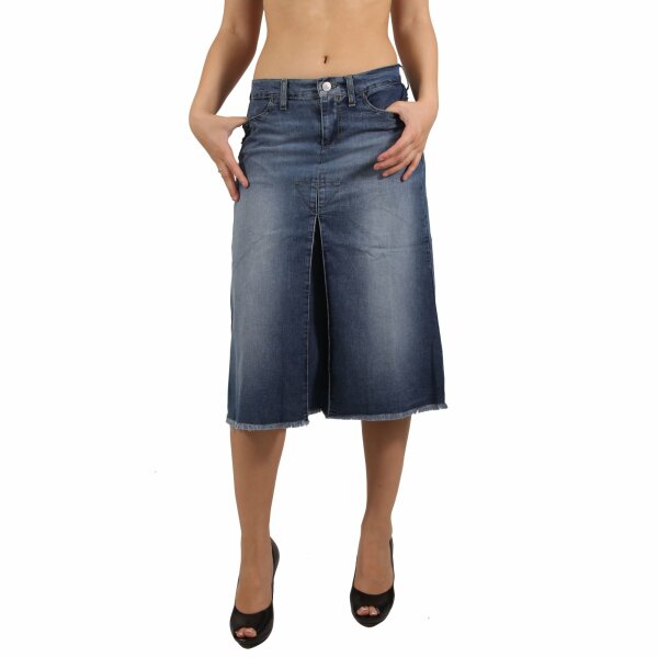 wawiHEROES FORNARINA Damen Rock BLAST in Denim Blau