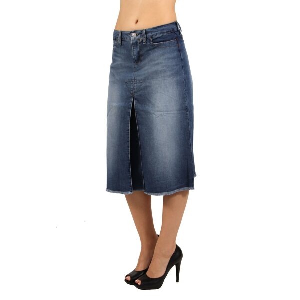 wawiHEROES FORNARINA Damen Rock BLAST in Denim Blau