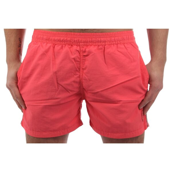 wawiHEROES BLAUER USA Herren Boxer Badehose COSTUME in Rosa