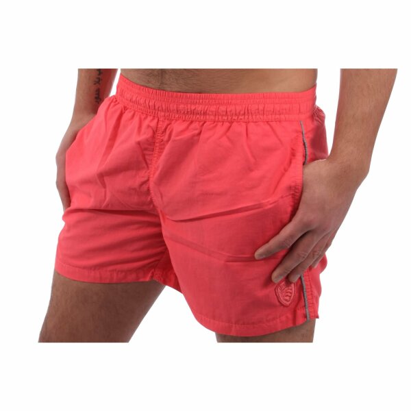 wawiHEROES BLAUER USA Herren Boxer Badehose COSTUME in Rosa