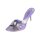 wawiHEROES EL DANTES Damen Schuh Heels-Pantolette OXIDO VINILO in Lila