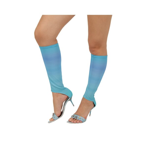 wawiHEROES EL DANTES Damen Schuh Heels-Schaft-Pantolette OXIDO VINILO in Blau