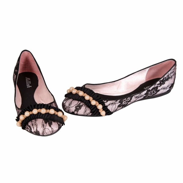 wawiHEROES KILLAH Damen Schuh Ballarinas ALPHONSINE in Schwarz/Pink