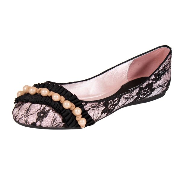 wawiHEROES KILLAH Damen Schuh Ballarinas ALPHONSINE in Schwarz/Pink