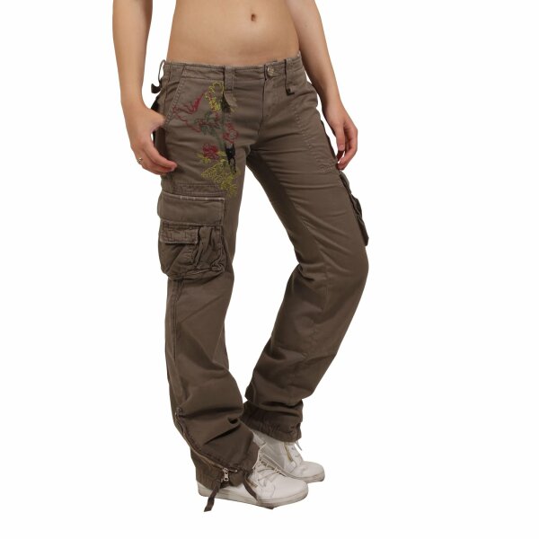 wawiHEROES KILLAH Damen Jeans GUS in Braun