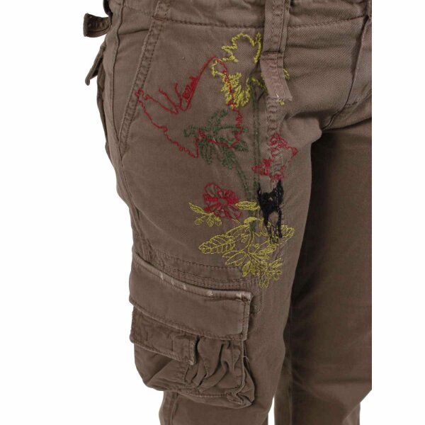 wawiHEROES KILLAH Damen Jeans GUS in Braun