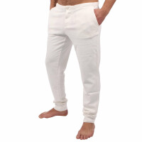 wawiHEROES BLAUER USA Herren Jogginghose FELPA in Weiß