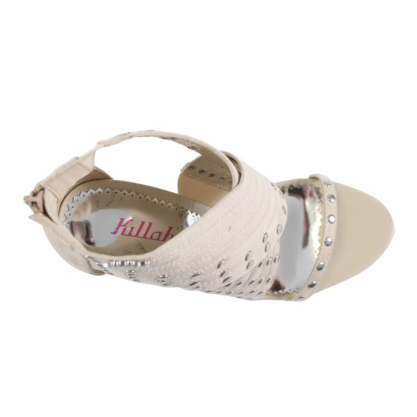 wawiHEROES KILLAH Damen Sandalette SANDRINE in Beige