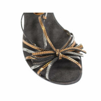 wawiHEROES MISS SIXTY Damen Sandale REINA in Schwarz/Gold