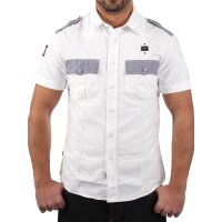 wawiHEROES BLAUER USA Herren Kurzarm Hemd CAMICIA in...
