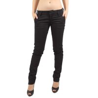 wawiHEROES FORNARINA Damen Hose GWEN BLACK STRETCH in...
