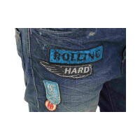 wawiHEROES ENERGIE Herren Jeans WING BAGGY TROUSERS in Blau