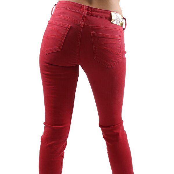 wawiHEROES VIVIENNE WESTWOOD for LEE Damen Designer Jeans Jeans SKINNY JEAN in Rot