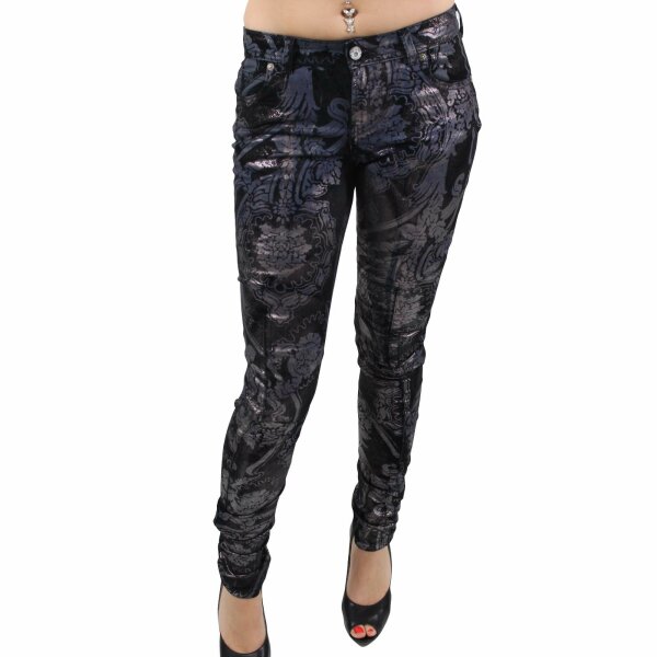 wawiHEROES VIVIENNE WESTWOOD for LEE Damen Designer Jeans Jeans BENT JEAN in Schwarz