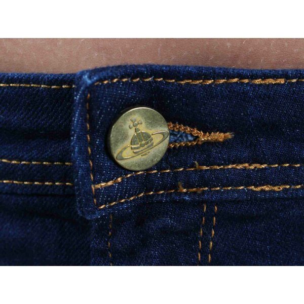wawiHEROES VIVIENNE WESTWOOD for LEE Damen Designer Jeans SLIM JEANS in Dunkelblau