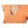 wawiHEROES BLAUER USA Damen Strick-T-Shirt COLLO in Orange