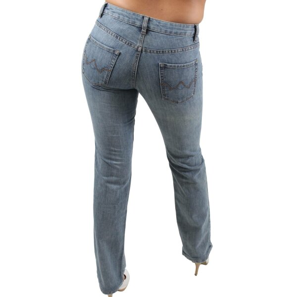 wawiHEROES ammA RACHEL Damen Designer Jeans NELLY in Blau