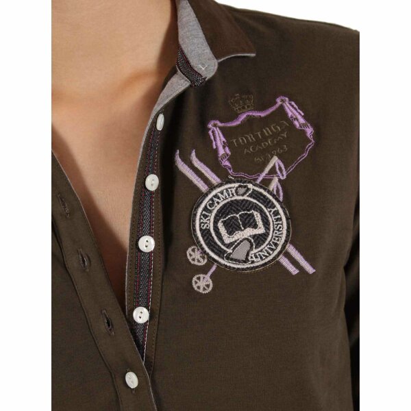 wawiHEROES TORTUGA ACADEMY Damen Pullover VERDE OLIVA Polo in Grün