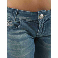 wawiHEROES KILLAH Damen Hose MARYLIN GOLD in Blau