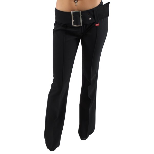 wawiHEROES MISS SIXTY Damen Hose ONE WAY BIS TROUSERS in Schwarz