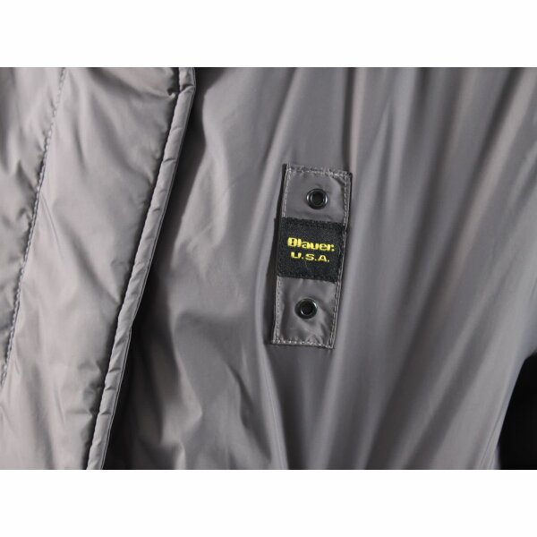 wawiHEROES BLAUER USA Damen Winterjacke CAPOSPALLA INTERNO PELLICCIA BLD0658 Daune in Grau