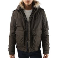 wawiHEROES BLAUER USA Herren Winterjacke Daunen...