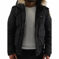 wawiHEROES BLAUER USA Herren Winterjacke CAPOSPALLA...