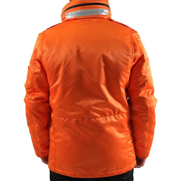 wawiHEROES BLAUER USA Herren Winterjacke IMBOTTITO PIUMA+ Daunen-Innenjacke in Orange