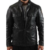 wawiHEROES BLAUER USA Herren Lederjacke CAPOSPALLA PELLE...