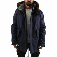 wawiHEROES BLAUER USA Herren Parka CAPOSPALLA OVATTA...