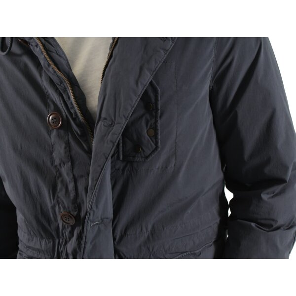 wawiHEROES C.P. COMPANY Herren GOGGLE Winterjacke Daune und NYCRA in Dunkelblau
