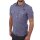 wawiHEROES BLAUER USA Herren Kurzarm Hemd CAMICIA in Blau