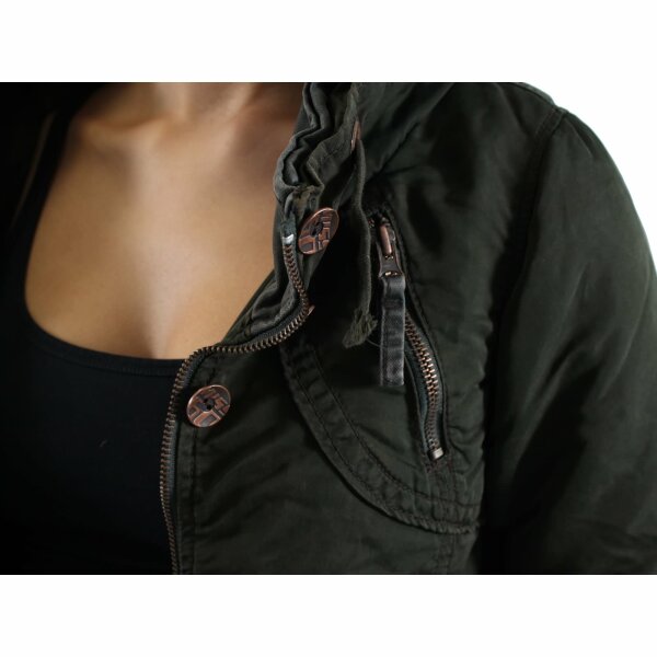 wawiHEROES MISS SIXTY Damen Jacke REVA-WINTER-JACKET in Militärgrün