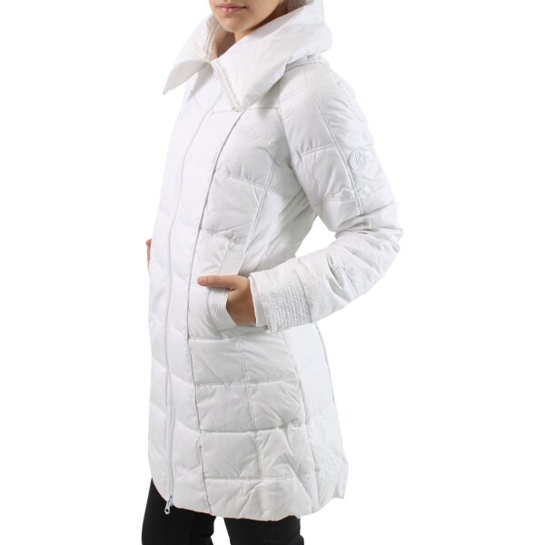 wawiHEROES RELISH Damen Wintermantel BIANCO PIUMINO SHIGA in Weiß