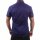 wawiHEROES BLAUER USA Herren Kurzarm Hemd CAMICIA in Dunkelblau