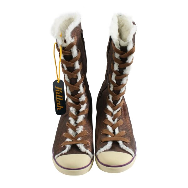 wawiHEROES KILLAH Damen Stiefel SNOW BALL in Kupfer