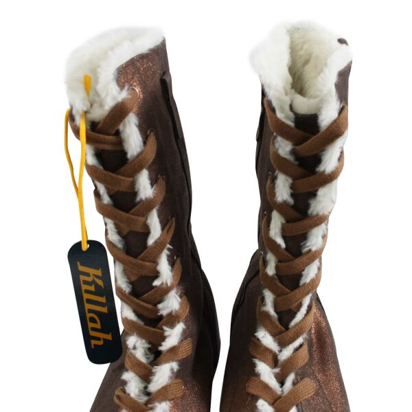 wawiHEROES KILLAH Damen Stiefel SNOW BALL in Kupfer