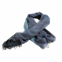 wawiHEROES GEOSPIRIT Herren Schal LANG in Petrol/ Blau