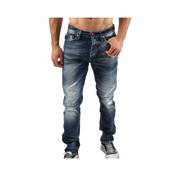 wawiHEROES JACK & JONES Herren Jeans ERIK Original ANTI FIT Vintage in Dunkelblau