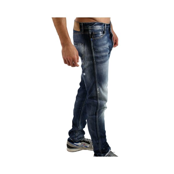 wawiHEROES JACK & JONES Herren Jeans ERIK Original ANTI FIT Vintage in Dunkelblau
