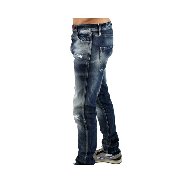 wawiHEROES JACK & JONES Herren Jeans ERIK Original ANTI FIT Vintage in Dunkelblau