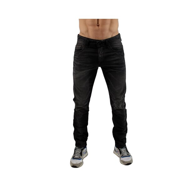 wawiHEROES SELECTED Herren Jeans NEW TWO TWIST in Schwarz