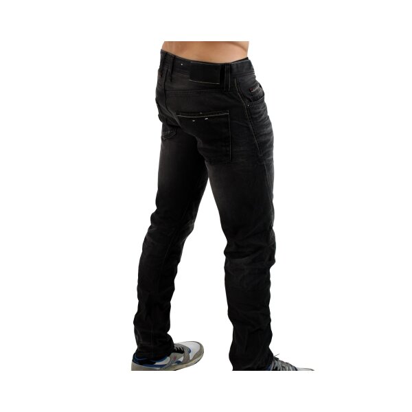 wawiHEROES SELECTED Herren Jeans NEW TWO TWIST in Schwarz