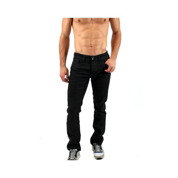 wawiHEROES JACK & JONES Herren Jeans CLARK ORIGINAL COMFORT BLACK FIT in Schwarz